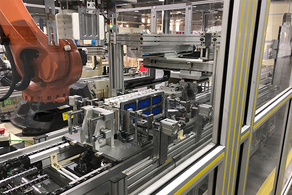 New energy power battery intelligent production line