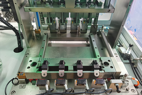 Auto assembly, dispensing, baking, injection molding production line